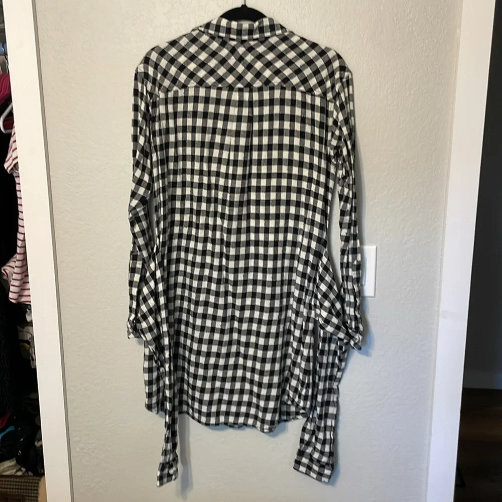 Current/Elliot Twist Shirt Dress - Sherlock Plaid - Picture 7 of 7